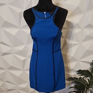 Guess Blue Black Mini Dress
